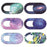 5Pcs / Set Starry Sky Pattern + 1Pc Floral Pattern Webcam Cover Anti-spy Laptop Tablet Camera Slider Privacy Protection Sticker - 1