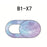 5Pcs / Set Starry Sky Pattern + 1Pc Floral Pattern Webcam Cover Anti-spy Laptop Tablet Camera Slider Privacy Protection Sticker - 5