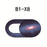 5Pcs / Set Starry Sky Pattern + 1Pc Floral Pattern Webcam Cover Anti-spy Laptop Tablet Camera Slider Privacy Protection Sticker - 6