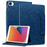 For iPad Mini / Mini 2 / mini 3 / mini 4 / mini (2019) 7.9 inch Case Cat-Shaped Magnetic Clasp Leather Business Cover - Blue - 1