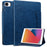 For iPad Mini / Mini 2 / mini 3 / mini 4 / mini (2019) 7.9 inch Case Cat-Shaped Magnetic Clasp Leather Business Cover - Blue - 2