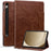For Samsung Galaxy Tab S9+ / Tab S8+ / Tab S7+ T970 T976B Case Business PU Leather Tablet Cover with Stand Magnetic Clasp - Brown - 2