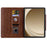 For Samsung Galaxy Tab S9+ / Tab S8+ / Tab S7+ T970 T976B Case Business PU Leather Tablet Cover with Stand Magnetic Clasp - Brown - 3