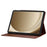 For Samsung Galaxy Tab S9+ / Tab S8+ / Tab S7+ T970 T976B Case Business PU Leather Tablet Cover with Stand Magnetic Clasp - Brown - 5