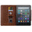 For Amazon Fire HD 10 (2021) / HD 10 Plus (2021) / HD 10 (2023) Tablet Case PU Leather Flip Cover - Brown - 3