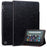 For Amazon Fire HD 8 (2020) / HD 8 (2022) Case PU Leather Stand Tablet Cover with Card Holder - Black - 2