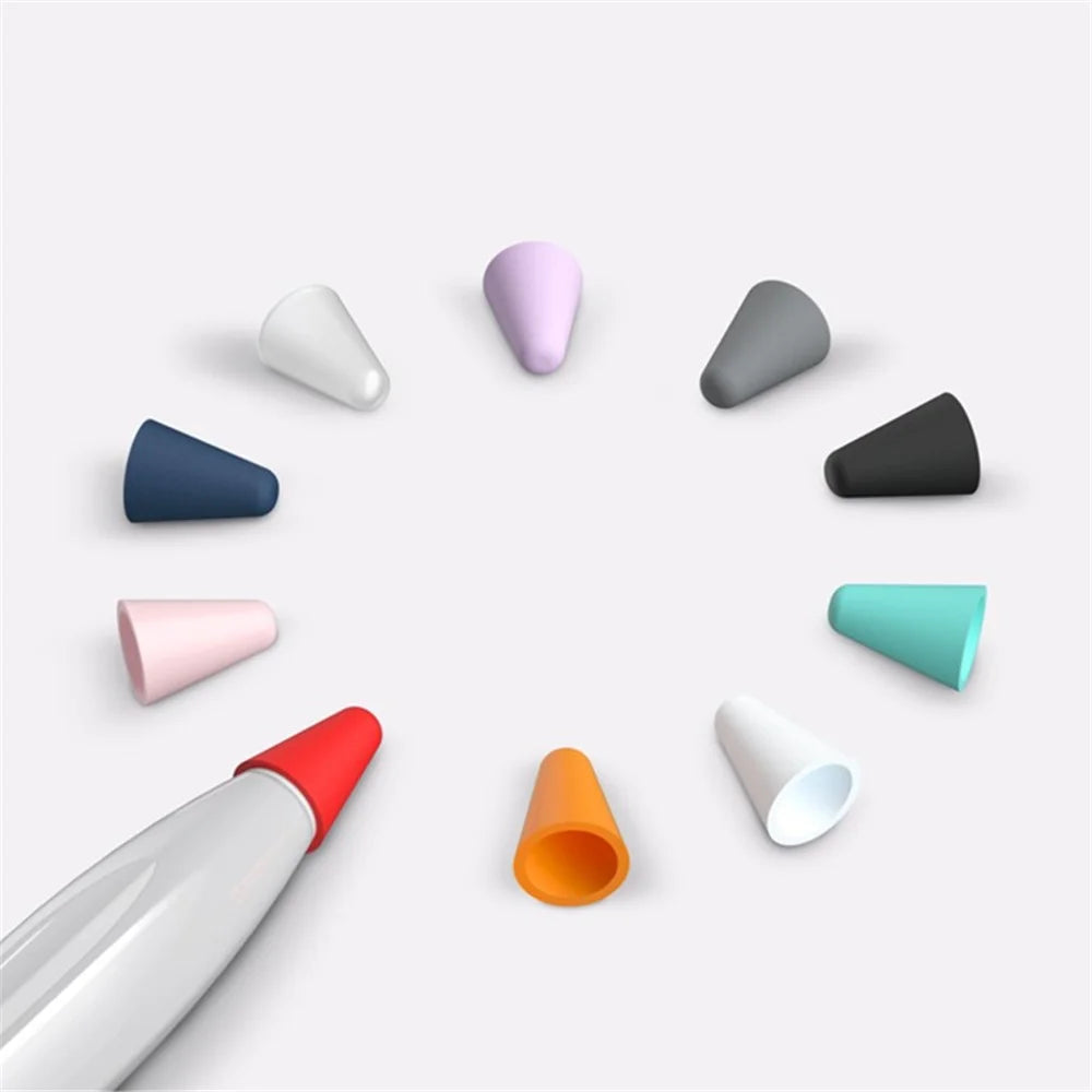 For Huawei M-Pencil 2nd / 1st Generation 10Pcs Touch Screen Stylus Pen Nib Sleeve Silicone Pen Tip Cover - Multi-color - 2