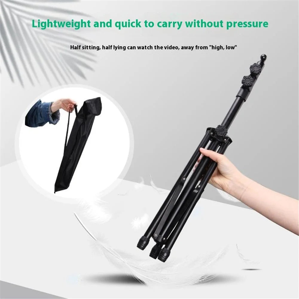 XWJ-310 For iPad Pro 360 Degree Rotating Tripod Adjustable Height Foldable Tablet Floor Stand - 3