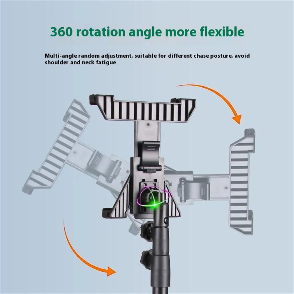 XWJ-310 For iPad Pro 360 Degree Rotating Tripod Adjustable Height Foldable Tablet Floor Stand - 5