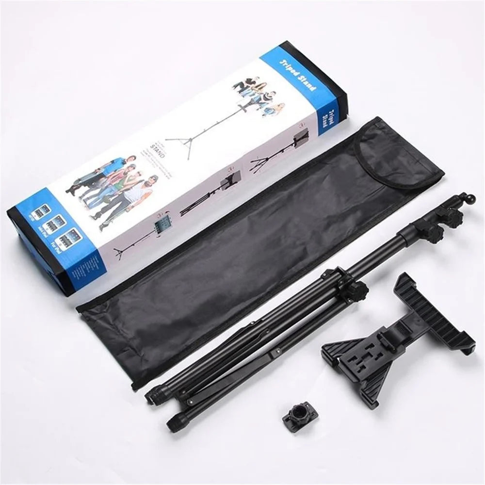 XWJ-310 For iPad Pro 360 Degree Rotating Tripod Adjustable Height Foldable Tablet Floor Stand - 6