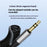 Type-C / 8-Pin Male to 3.5mm Male Spring Audio Cable Wireless Microphone Speaker Connection Cable - Silver - 4