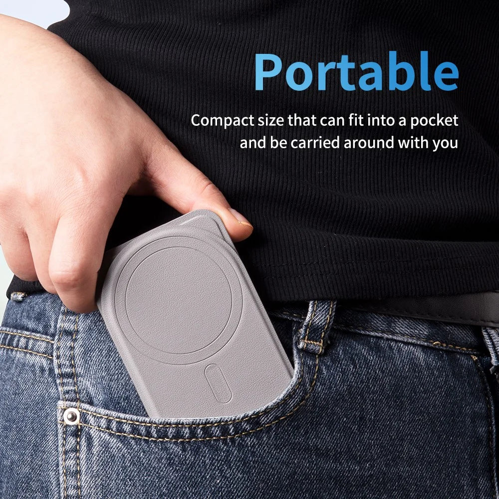 Magnetic Phone Stand Desktop Folding Phone Holder - Grey - 6
