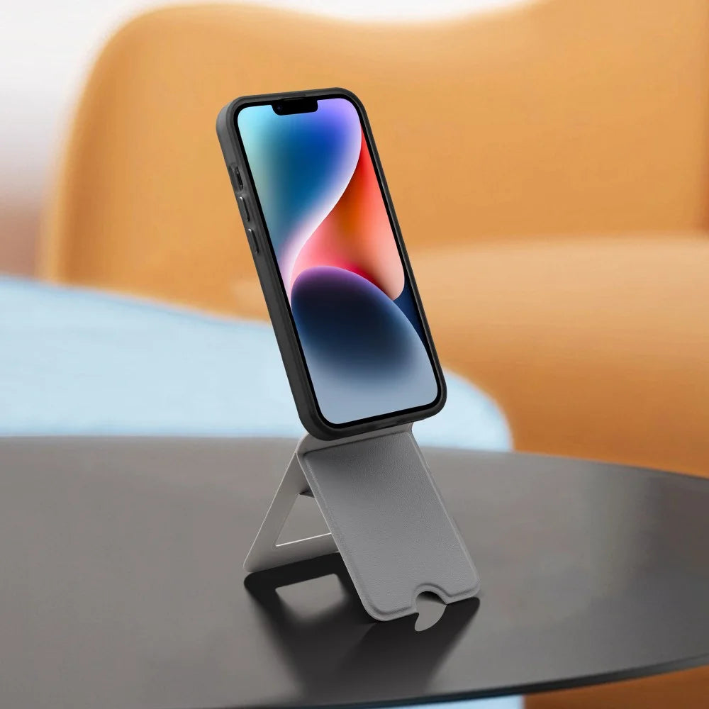 Magnetic Phone Stand Desktop Folding Phone Holder - Grey - 7