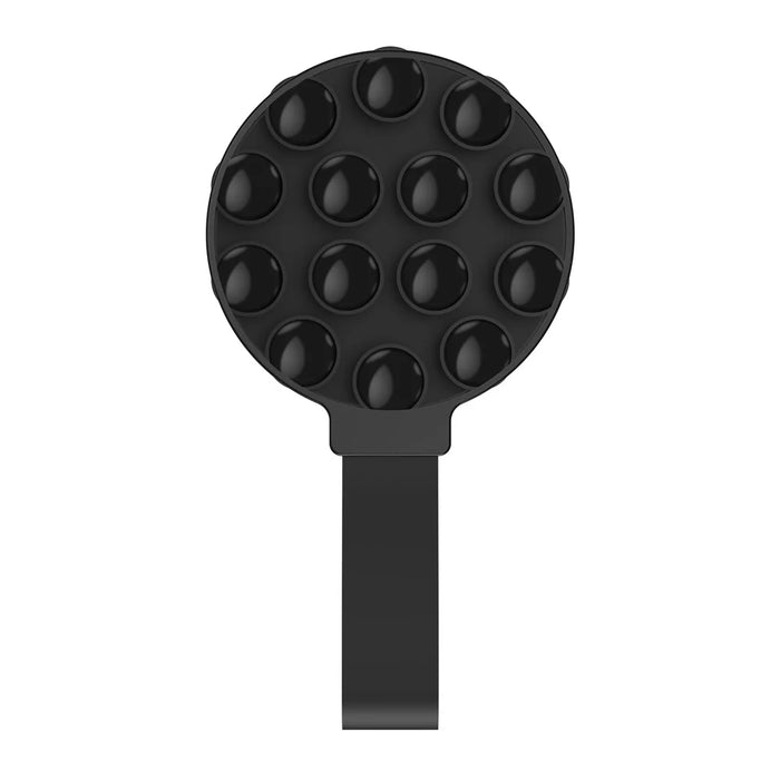 CPS07 Magnetic Suction Phone Holder Silicone Non Slip Suction Cup Phone Mount - Black - 2