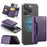 MAGKING K2 Kickstand Magnetic Card Holder RFID Blocking Cell Phone Wallet - Purple - 1