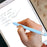 For Apple Pencil (1st Generation) Jelly Stylus Pen Silicone Sleeve Protective Cover (Short Version) - Sky Blue - 3