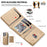 MOCOME Phone Card Holder RFID Blocking PU Leather Magnetic Card Bag Wallet - Black - 4