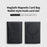 Magnetic Card Holder PU Leather Tri-Fold Phone Card Wallet with Kickstand Function - Black - 3