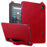 For Amazon Fire HD 8 (2024) / (2020) Case Hand Strap Kickstand Leather Tablet Cover - Red - 1