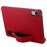 For iPad (2025) / 10.9 (2022) Case Hand Strap Kickstand Leather Tablet Cover - Red - 2