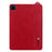 For iPad Pro 13 (2025) / 13 (2024) Case Hand Strap Kickstand Leather Tablet Cover - Red - 3