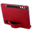 Tablet Case For Samsung Galaxy Tab S10+ / S9+ / S8+ / S7+ Hand Strap Kickstand Leather Cover - Red - 2