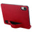 For Lenovo Tab P11 TB-J606F Case Hand Strap Kickstand Leather Tablet Cover - Red - 2