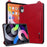 For Lenovo Tab P11 TB-J606F Case Hand Strap Kickstand Leather Tablet Cover - Red - 5