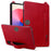 For OnePlus Pad / Oppo Pad 2 Tablet Case Hand Strap Kickstand Leather Cover - Red - 1