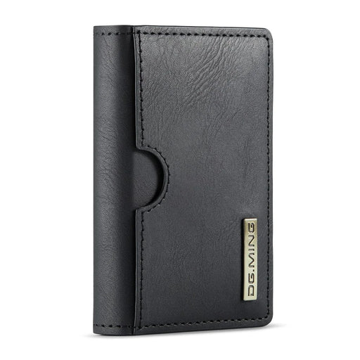 DG.MING M6 Series RFID Blocking Wallet Multi-Layer Card Holder Coin Purse Bag - Black - 1