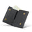 DG.MING M6 Series RFID Blocking Wallet Multi-Layer Card Holder Coin Purse Bag - Black - 4