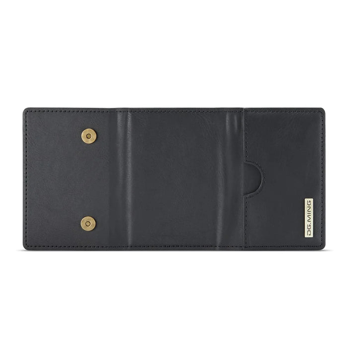 DG.MING M6 Series RFID Blocking Wallet Multi-Layer Card Holder Coin Purse Bag - Black - 5