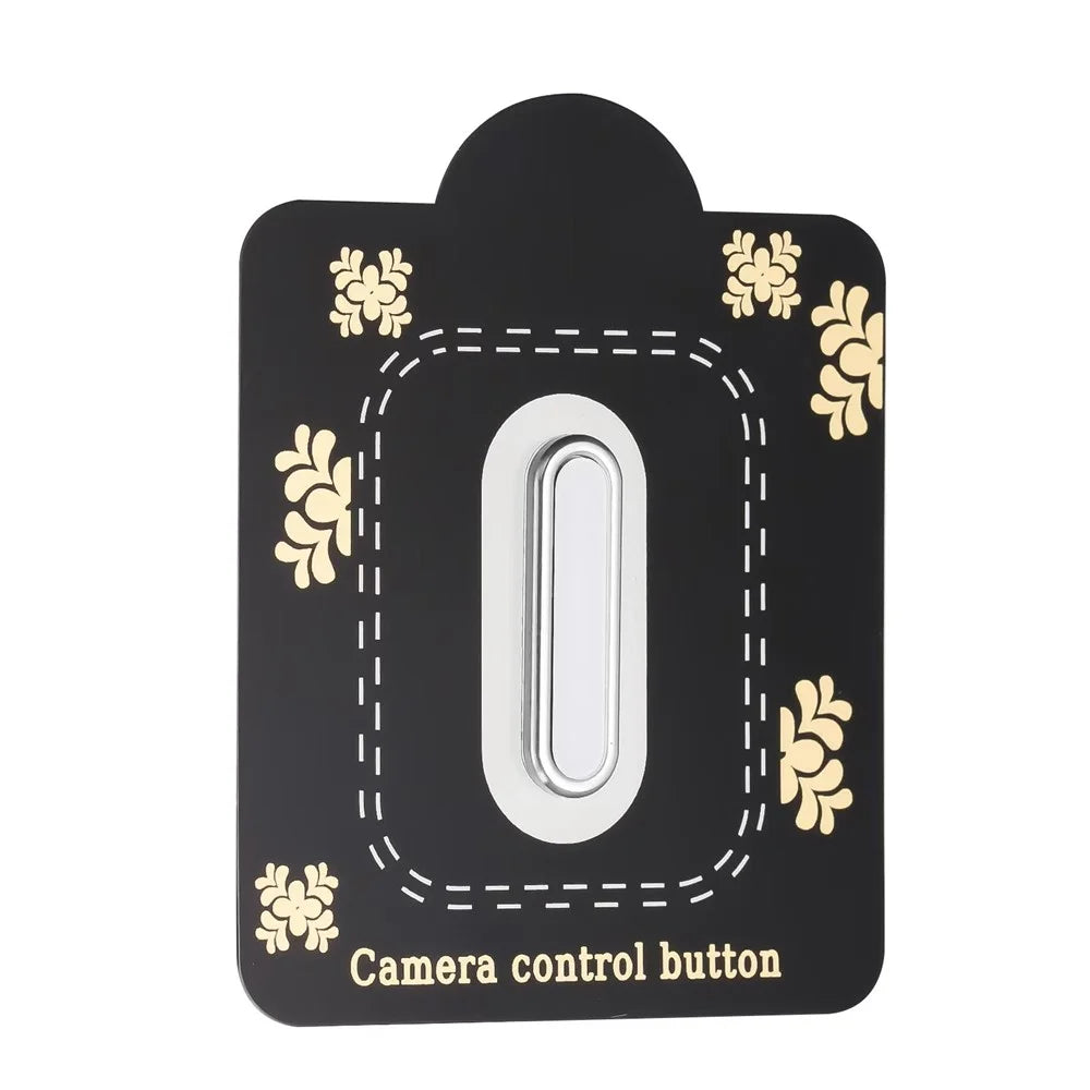 Camera Control Button For iPhone 16 / 16 Plus / 16 Pro / 16 Pro Max Sensitive Smart Control Capture Button Protector - White+Silver - 1