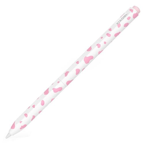 For Xiaomi Smart Pen (Gen 2) Cow Pattern Stylus Sleeve Silicone Protective Cover - Pink - 1