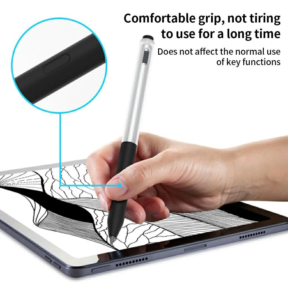 For Lenovo Precision Pen 3 Stylus Case Jelly Silicone Sleeve Pencil Protective Cover - Matcha Green - 3