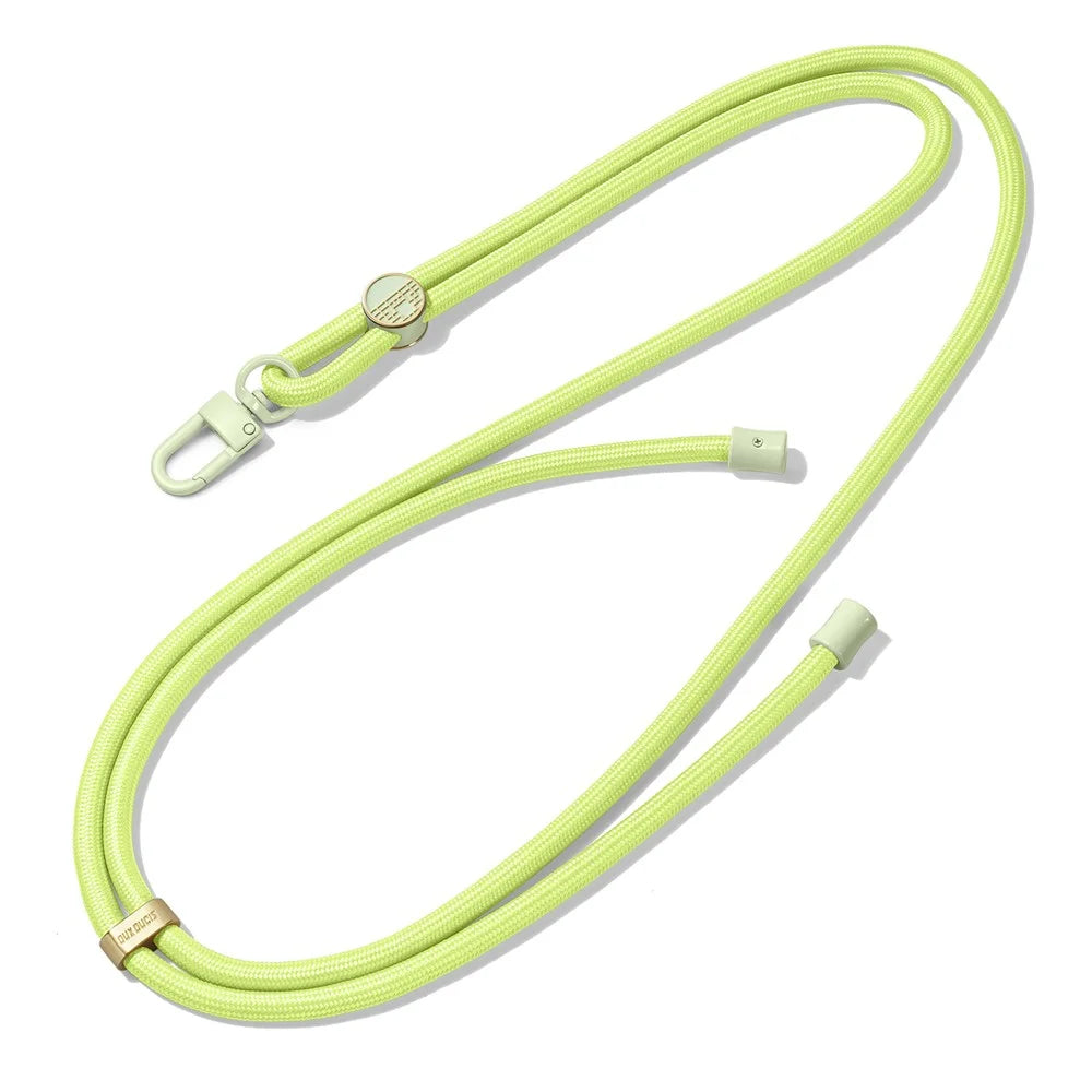 DUX DUCIS Garden Series Phone Lanyard Adjustable Neck Strap with Tile - Green Yellow - 2