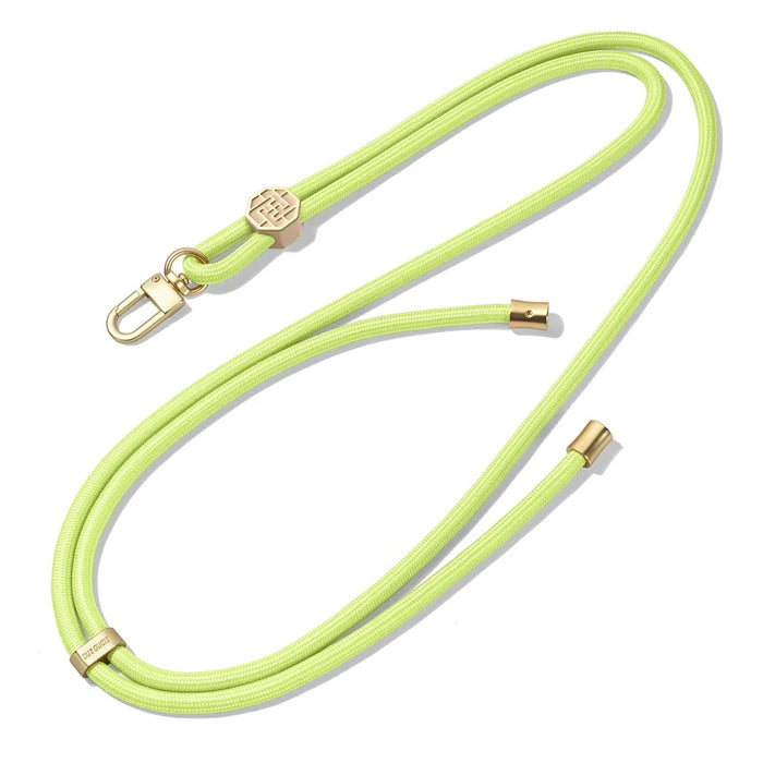 DUX DUCIS Garden Series Phone Lanyard Adjustable Neck Strap with Swastika Pattern - Green Yellow - 2