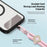 DUX DUCIS Garden Series Phone Lanyard Adjustable Neck Strap with Begonia Pattern - Light Pink - 7