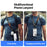 DUX DUCIS 2PCS  Outdoor Series Mobile Phone Long Lanyard Multifunctional Mobile Phone Strap - Black - 2
