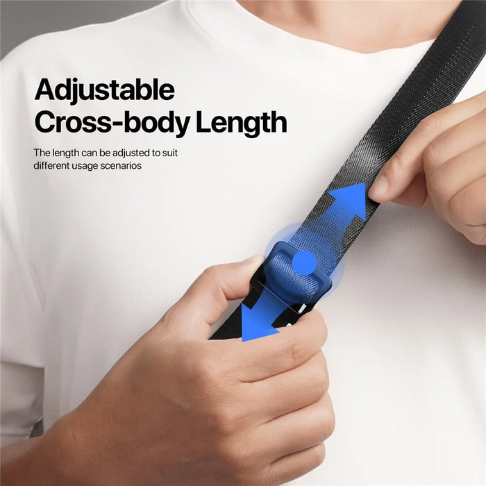 DUX DUCIS 2PCS  Outdoor Series Mobile Phone Long Lanyard Multifunctional Mobile Phone Strap - Black - 7