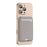DUX DUCIS For Universal  Neva Series PU Leather Magnetic Card Holder Stand - Grey - 1