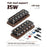 AODUKE Cyberpunk Style Walnut 6-Port USB 2.0 Hub with Independent Switches SD TF Card Storage Rack - 4