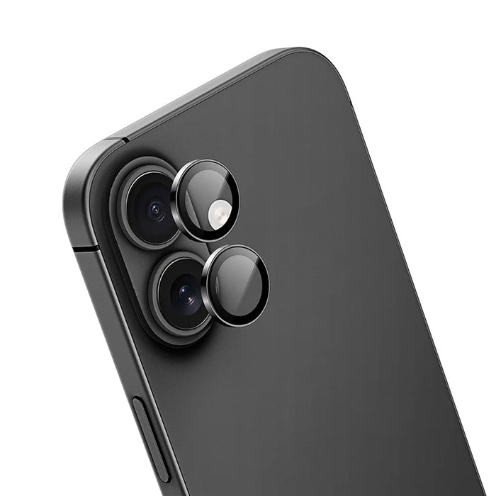 DUX DUCIS For iPhone 16 Plus / iPhone 16 Camera Lens Protector  HAWK Series Tempered Glass Lens Protector - Black - 1