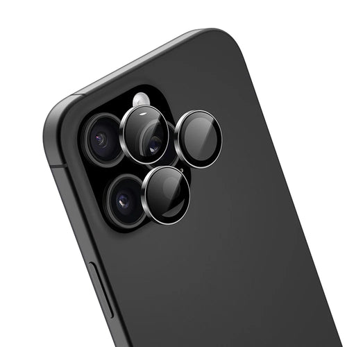 DUX DUCIS For iPhone 16 Pro Max / iPhone 16 Pro Camera Lens Protector  HAWK Series Tempered Glass Lens Protector - Black - 1