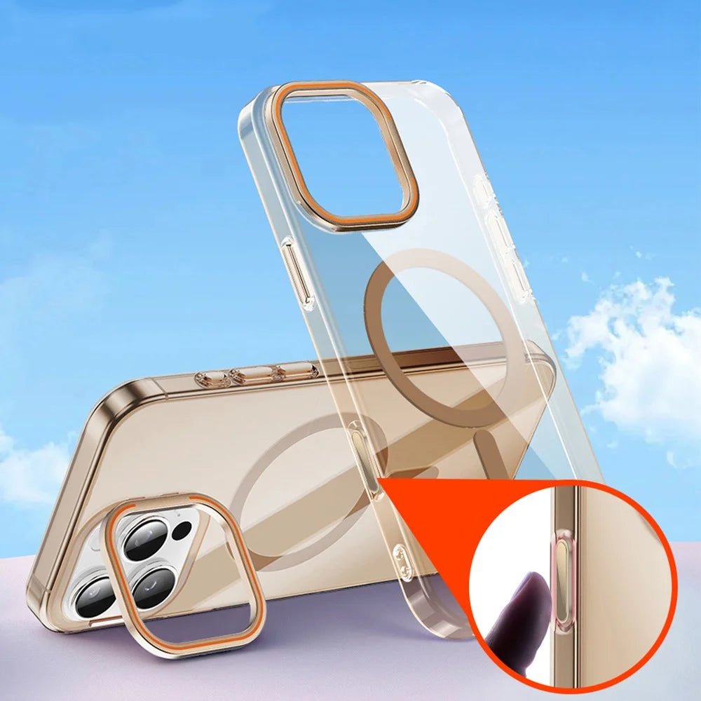 Camera Control Button for iPhone 16 Pro Max / 16 Pro / 16 Plus / 16 Sensitive Smart Control Capture Button Protector - Gold - 2