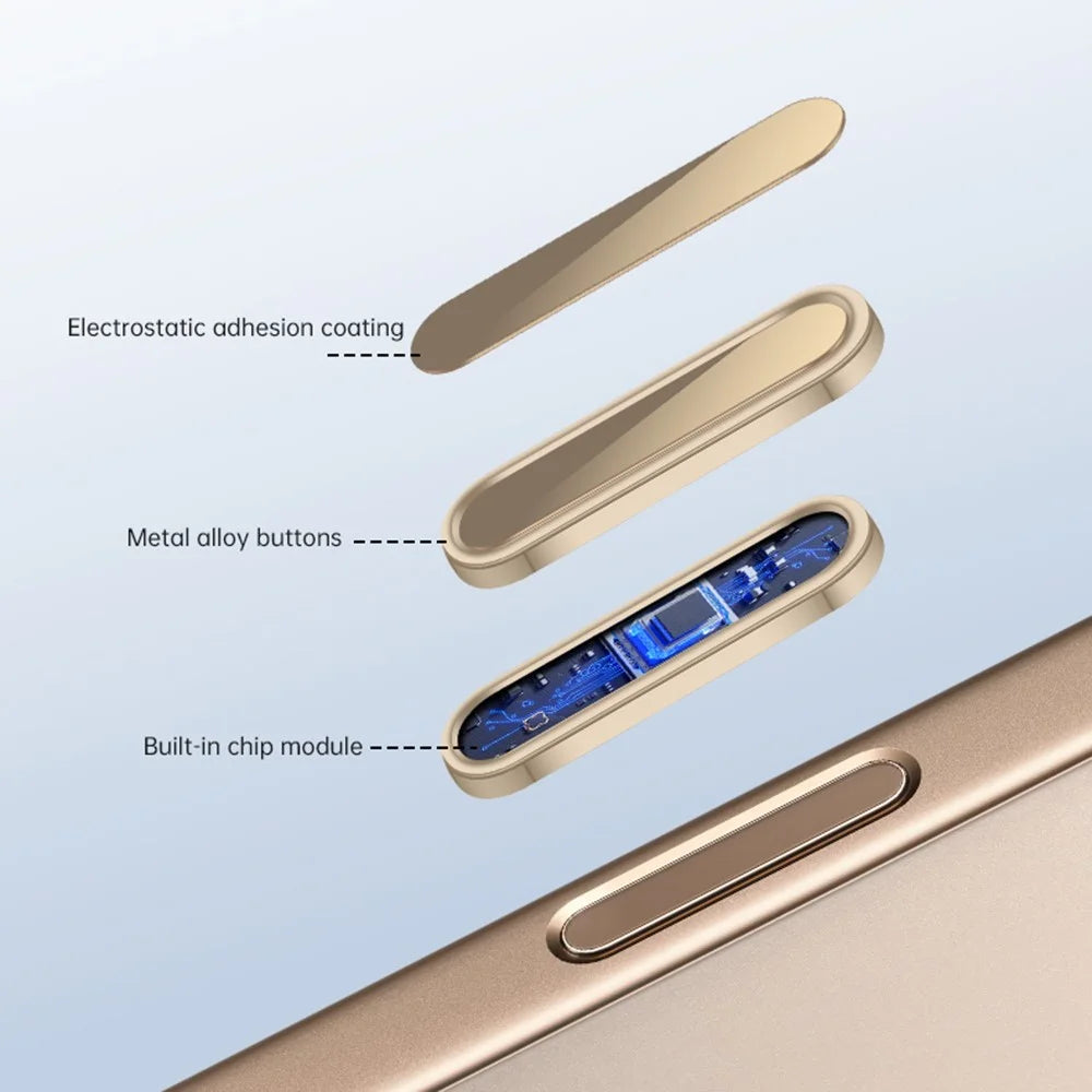 Camera Control Button for iPhone 16 Pro Max / 16 Pro / 16 Plus / 16 Sensitive Smart Control Capture Button Protector - Gold - 3