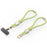 DUX DUCIS For Universal  Garden Series Phone Lanyard Adjustable Wrist Strap with Ice Crack Pattern - Green Yellow - 1