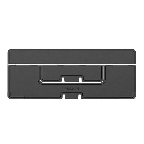 NILLKIN Dual Wing Adhesive Laptop Stand Foldable Portable Cooling Support Multi Angle Adjustable Stand - Black - 1
