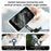 Magnetic Neck Phone Holder Multi-Functional Stand Sports Camera Support Adjustable Viewing Angles - Grey - 7