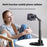 K19 Mobile Phone Cooler Fan Radiator with Digital Display  /  Dual Fans  /  RGB Lighting  /  Adjustable Speed - Black - 3